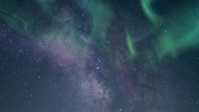 Milky Way Galaxy and Aurora Enchantment Loop
