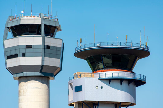 Air Traffic Control Towers at Darwin International Airport - Australia