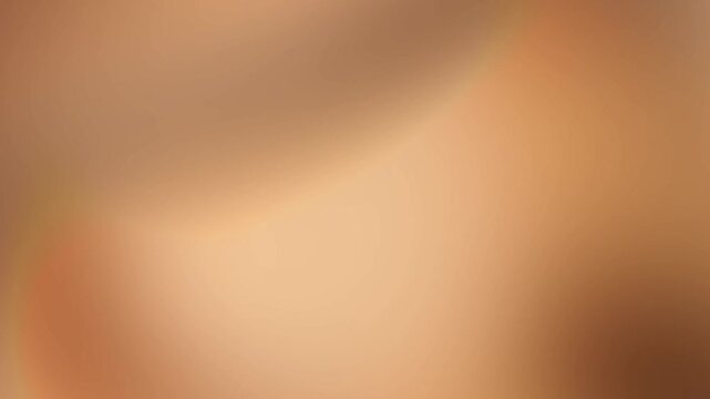 Warm beige peach and muted bronze gradient motion loop with soft clean glowing light textures Perfect for elegant presentation backgrounds and soft overlays