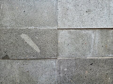 Natural Andesite stone wall tiles arranged in a modern architectural pattern