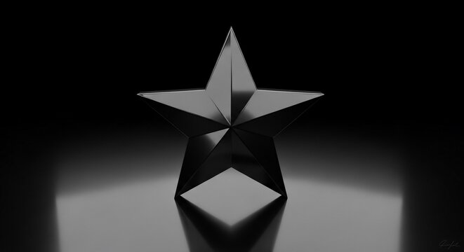 Ethereal Starfall: A Monochromatic Reflection