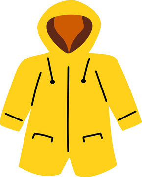 raincoat jacket protection illustration