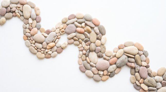 092 92 Abstract boho arrangement of pastel neutral peb Abstract boho a