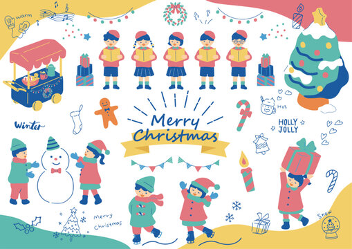 クリスマスコンサートを楽しむ子供たち
