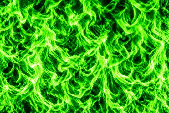 Green Flame Background. Flame Background.