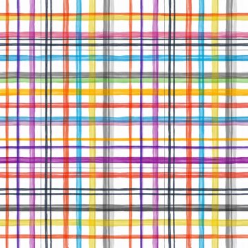 Colorful Abstract Plaid Pattern
