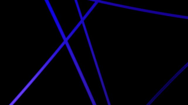 Abstract Blue Neon Lines Loop Background Video for Tech, Cyber, and Modern Visuals
