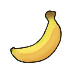 banana isolated on white background © San