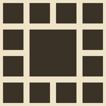 Seamless Ochre Field Greek Key Pattern - Geometric Repeating Tileable Background