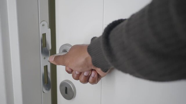 Open door showing entrance to a room