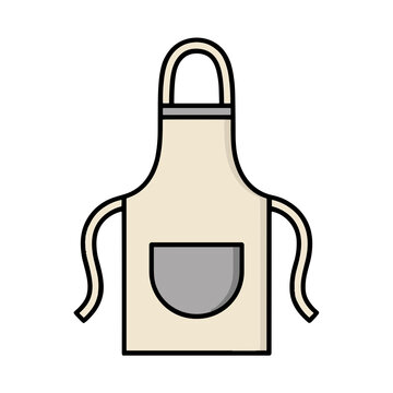 Apron with pocket and neck strap
