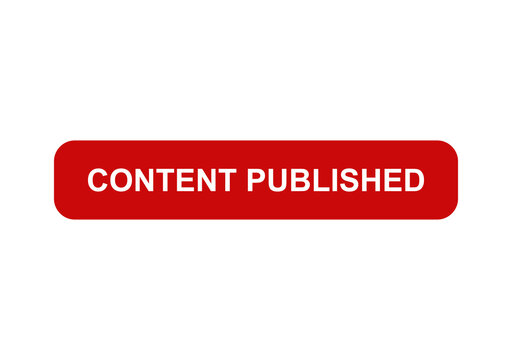 Red published content notification banner