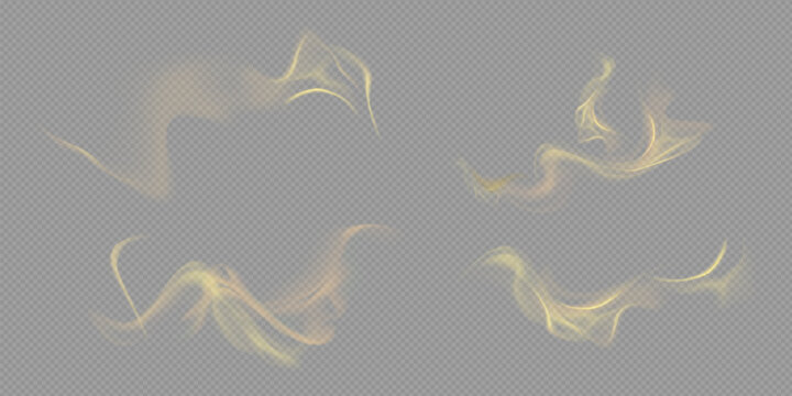 set smoke and fog create a mysterious cloud of vapor and mist, blending with dust and gas in a dramatic explosion. Spray and puff trails form a unique effect in this vector transparent background