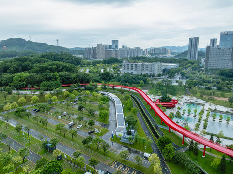 Hongqiao park in Shenzhen city, China