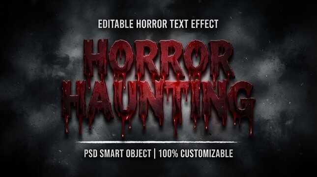 Horror Text Effect
