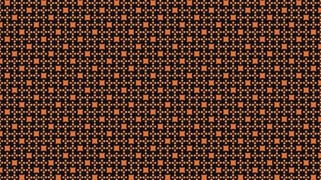 Orange and black geometric cross weave diagonal abstract pattern seamless loop background