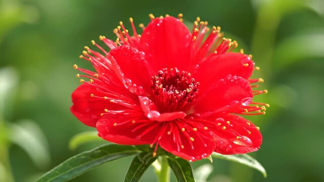 Close-up of red flowers, close-up of red flowers