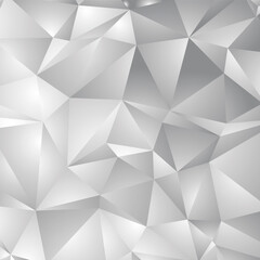 Obraz premium Abstract Grey Low Poly Geometric Background