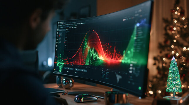 Christmas sentiment analysis dashboard shows data trends