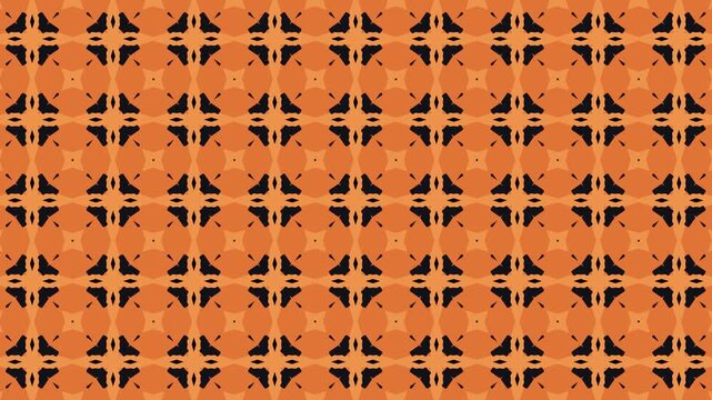 Abstract diagonal orange and black geometric pattern seamless loop background