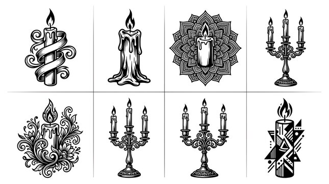 chandelier vector illustration