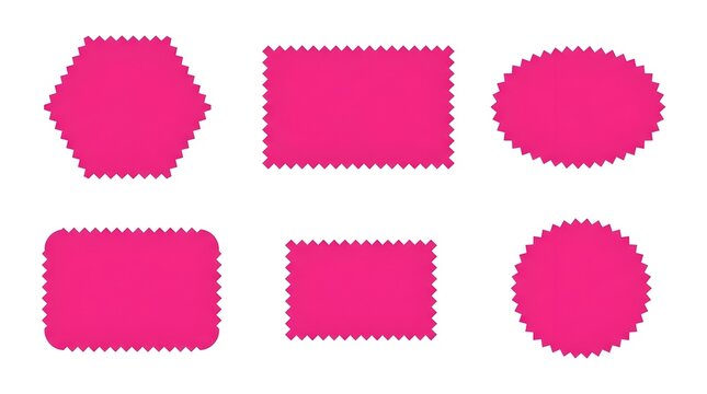 set of colorful labels