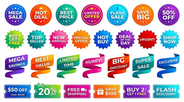 sale discount labels