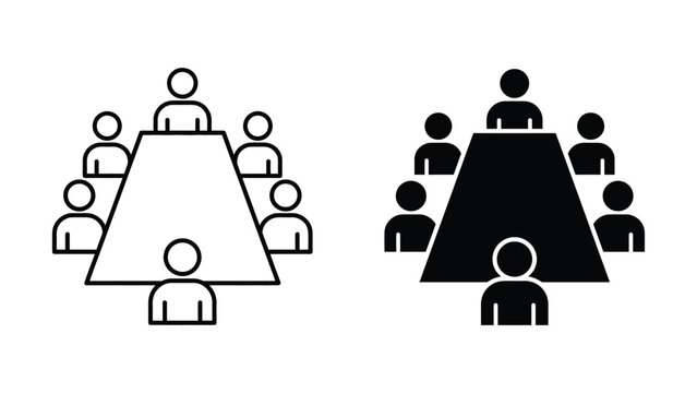 meeting room icon kit for UI