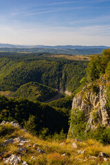 Obraz premium Sunrise landscape in Uvac Canyon Serbia
