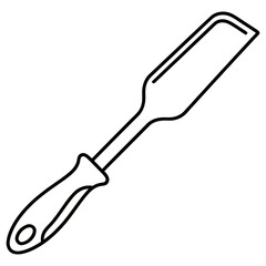 Obraz premium Chisel Tool Outline