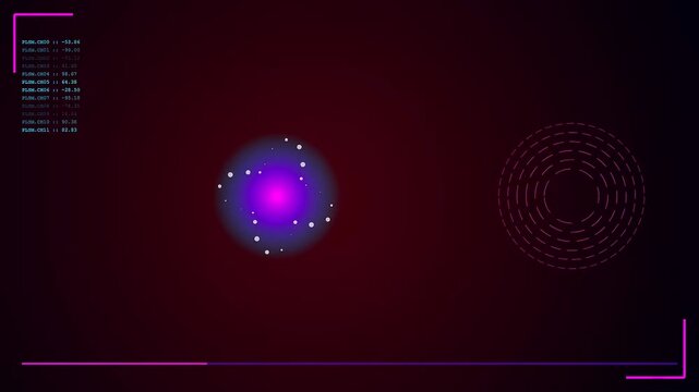 Plasma turbulence glows with orbiting white particles in three panels displaying rhythmic pulsing light patterns across a dark red digital screen for scientific research data analysis