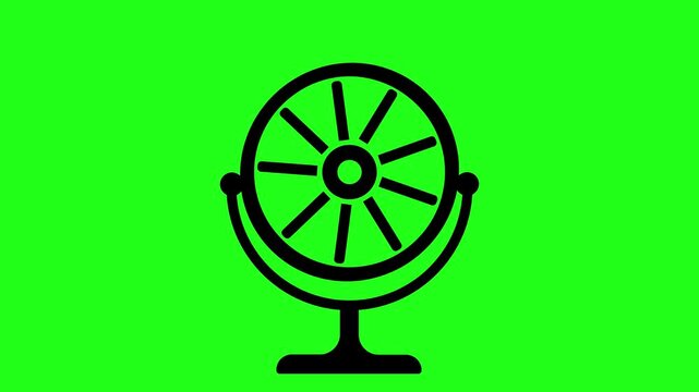 Raffle drum spinning motion animation showing luck and chance with lottery prize concept digital graphic footage