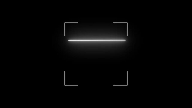 scanner icon animation isolated scanner neon shine icon animation, QR Code Scanner Animation on black screen. Barcode scanner QR code Neon shine Icon animation, fingerprint biometric scanning