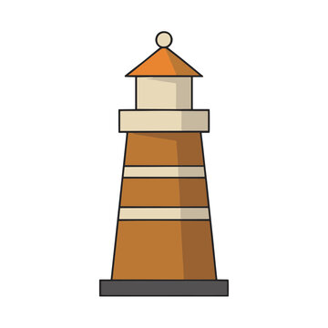 Illustration of a lighthouse