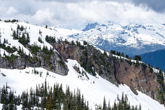 Whistler Mountain views in May