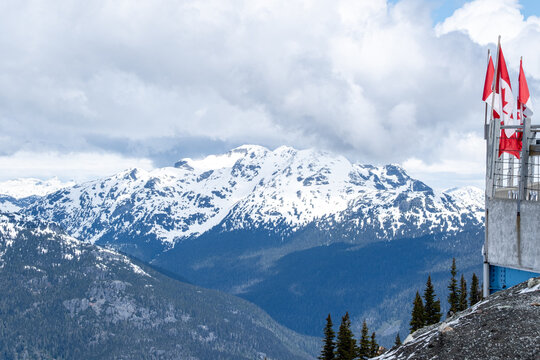 Whistler Mountain views in May