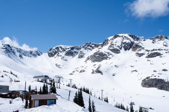 Whistler Mountain views in May