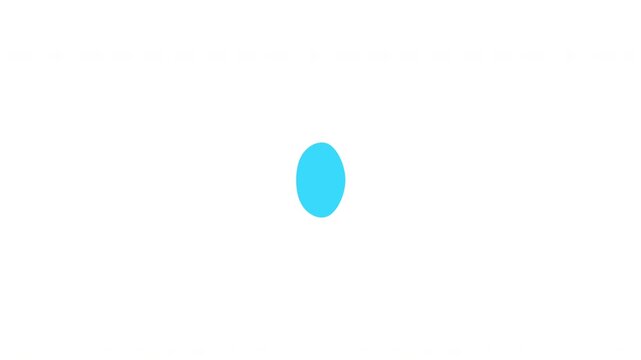 Blue loading animation icons set rotating spinner organic blob preloader