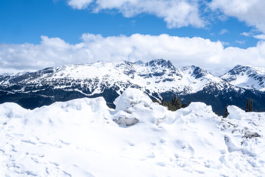 views from Whistler mountain, Canada