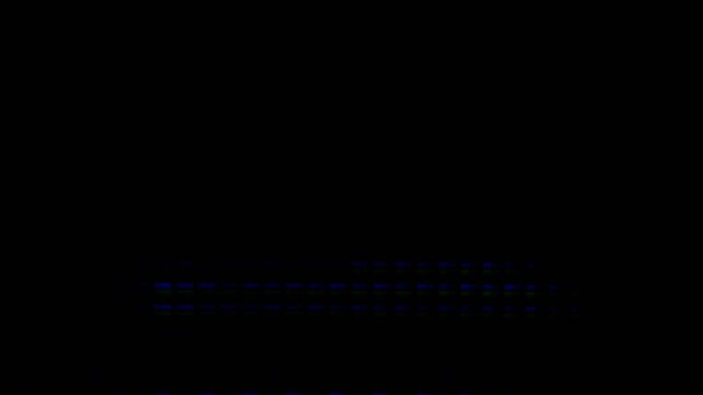 LCD pixels macro video, TV Broken Monitor, Screen TV Glitch Error,  VHS static noise glitch overlay