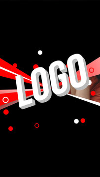 Premium Transitions Color Rays 1 With Logo VERTICAL &ndash; Colorful Light Ray Transitions, Radiant Beams, Glow Wipes and Vibrant Motion Effects for Professional Video Editing and Motion Graphics