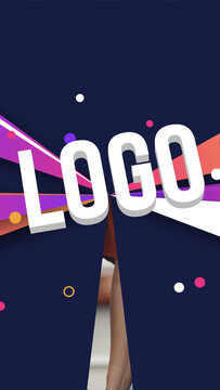 Premium Transitions Color Rays 4 With Logo VERTICAL &ndash; Colorful Light Ray Transitions, Radiant Beams, Glow Wipes and Vibrant Motion Effects for Professional Video Editing and Motion Graphics