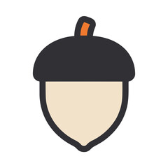 Stylized acorn icon © yuyu