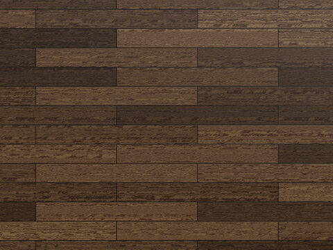 Dark brown wood plank flooring texture background