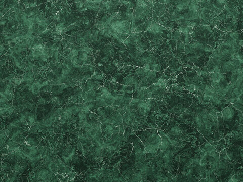 Green marble surface with natural mineral veining