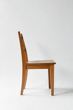 A single, broken chair leg isolated against a stark white background, symbolizing fractured peace and the aftermath of aggression , brutality, defenselessness, damage
