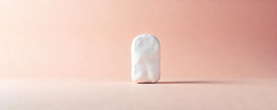 A single white lie, subtly depicted as a minimalist concept Perfect for illustrating deception, dishonesty, or the hidden truth against a pure background , stark, deceit