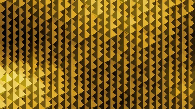 Golden geometric triangle pattern abstract luxury background loop