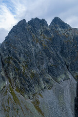 Zmarzle Czuby (Zmrzle cuby) and Kozi Wierch (Kozi vrch) - that is, the peaks traversed by one of the most difficult mountain trails in Poland: the Eagle's Path (Orla Perc). © gubernat