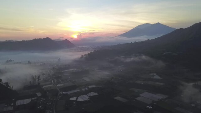 Pinggan Village Sunrise Mount Batur